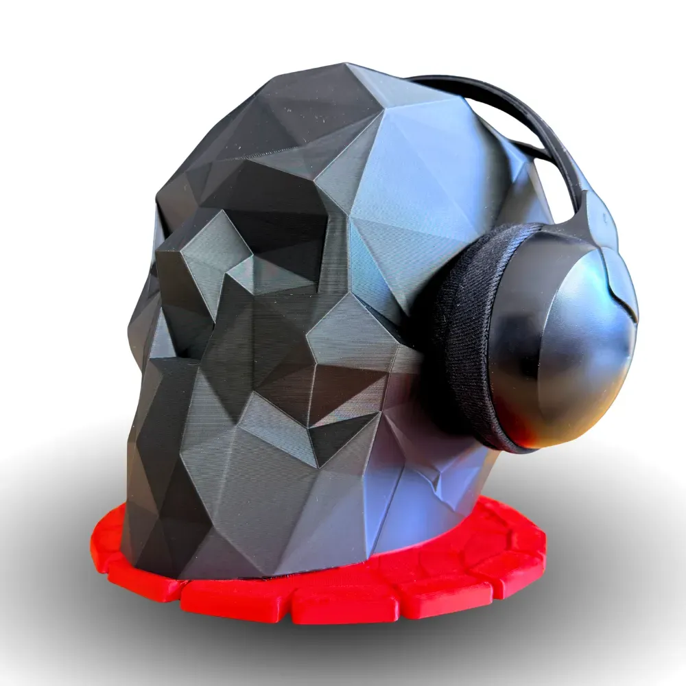 Suport casti, casca VR, ochelari SKULL Negru